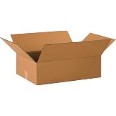 BOX USA Boxes Holds 65lbs, 20x14x6 25-Pk for Moving, Shipping &amp; Packing | Large Boxes 20"L x 14"W x 6"H Corrugated Cardboard for Home, Business, e-Commerce Order Fulfillment Supplies, 25-Pack