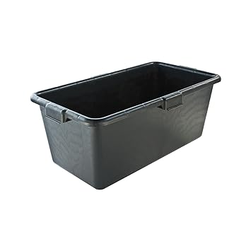 TEKO 105095-49 Mörteltrog aus PVC Inhalt 65 Liter Profi Ausführung mit 4 Tragegriffen