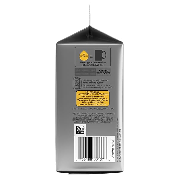 GEVALIA DARK ITALIAN ROAST, 12-COUNT T-DISCS FOR TASSIMO COFFEEMAKERS (PACK OF 2)