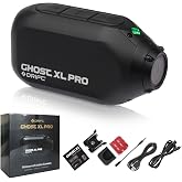 Drift Ghost XL Pro 4K Action Camera for Motorcycle Helmet, Waterproof Action Camera with Image Stabilization, Rotating Lens, Dash Cam Mode, Motorcycle Camera, Bike Camera, Long Battery Life