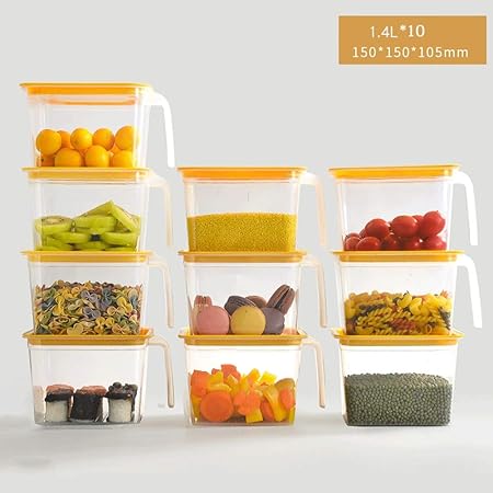 Caja De Almacenamiento De Cocina Set De PláStico Rectangular ...