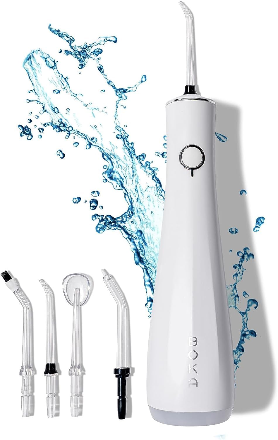 Photo 1 of Boka Advanced Water Flosser for Teeth Cleaning, Gums & Braces w/Travel Bag - 3 Pressure Setting, Cordless Rechargeable Floss - Durable & Portable w/ 5 Customizable Piks - IPX7, Dentist Recommended