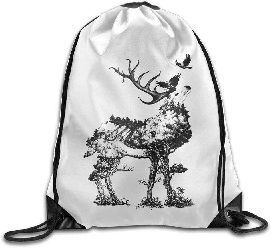 ZHIZIQIU Folding Sport Backpack Casual Daypacks for Team Group Men Women - (forest Deer) -