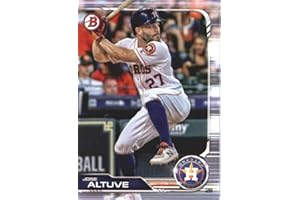 BOWMAN CHROME 2019 Bowman Baseball #62 Jose Altuve Houston Astros Official MLB Trading Card From Topps