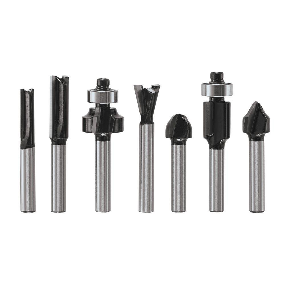 Skil Router Bit 7 Piece Set Power Router Accessories