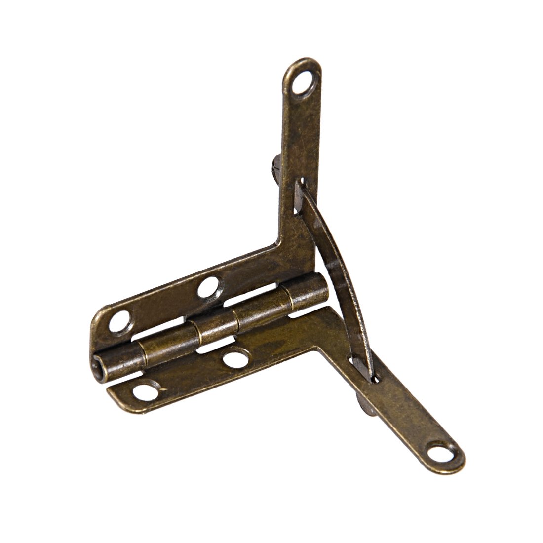 Sourcingmap Concealable Quadrant Hinge 33mmx30mm Foldable Bronze Tone Boxes Wine Case Fittings 13pcs