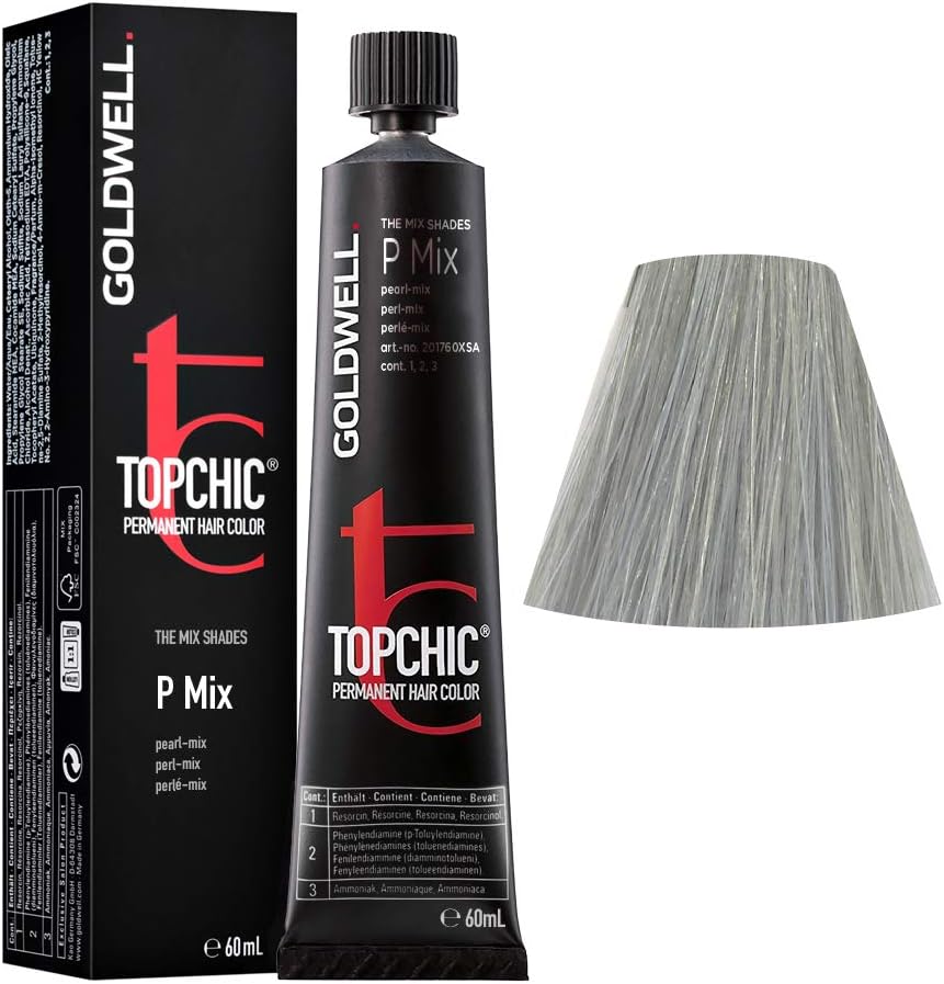 Goldwell Topchic P-Mix Haircolor Pearl Mix Permanent Colour 100% Grey Coverage