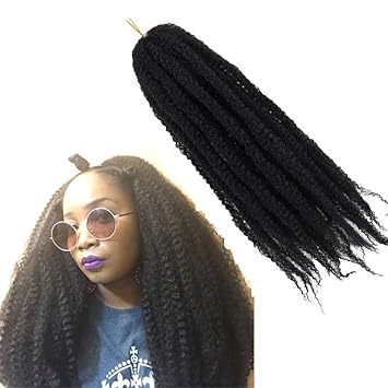 Amazon Com 3packs Afro Kinky Marley Braids Hair Extensions 18