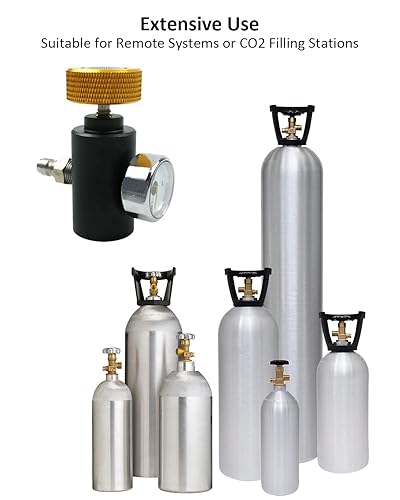 Paintball Co2 Fill Adapter Compressed Air Fill Station Remote On or Off ASA A