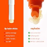 raybalm SPF 50 Clear Lip Balm | Hydrating Lip Care 10ml Vegan view 8