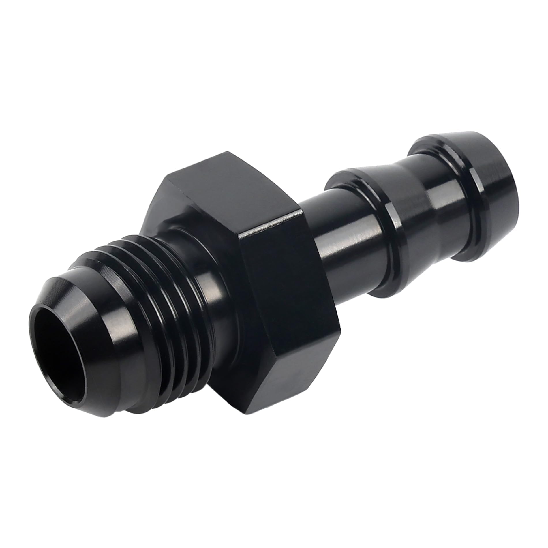 Photo 1 of EVIL ENERGY 6AN Male to 3/8" Barb Push on Fitting Adapter Aluminum
