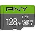 PNY 128GB Elite Class 10 U1 microSDXC Flash Memory Card - 100MB/s, Class 10, U1, Full HD, UHS-I, Micro SD (Pack of 1)