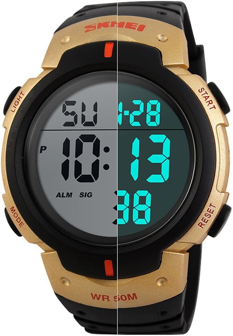 large face digital watch for seniors