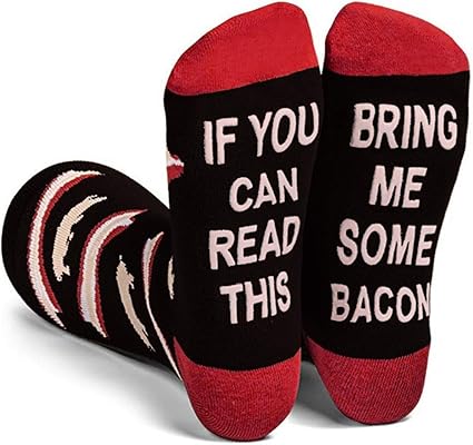 Regali Natale Donna.Beetop Calzini Da Vino Caffe Divertenti Calzini Regalo Per Donna Natale Regalo Di Compleanno Per Fidanzata Bacon Amazon It Elettronica