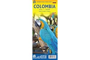 Colombia Travel Reference Map (Waterproof) 1:1,300,000