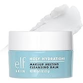 e.l.f. SKIN Mini Holy Hydration! Makeup Melting Cleansing Balm, Face Cleanser &amp; Makeup Remover, Infused with Hyaluronic Acid to Hydrate Skin, 0.45 Oz