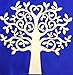OZXCHIXU (TM) 5pcs Tree Shape for Crafts, with Added Love - Perfect for Family Tree, Weddings (25cm)