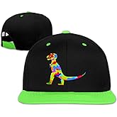 Negi Kids Dinosaur Toddler Baseball Cap, Boys Hats Ages 4-8, Green, Dinosaur Pattern, Casual Trucker Hat