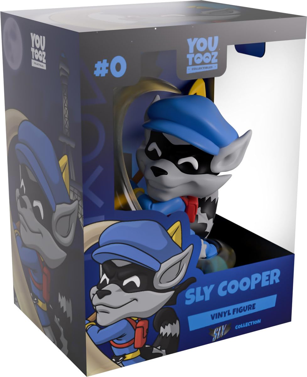 Youtooz Sly Cooper 4" Collectible Vinyl Figure - Sly Cooper from PlayStation Collection