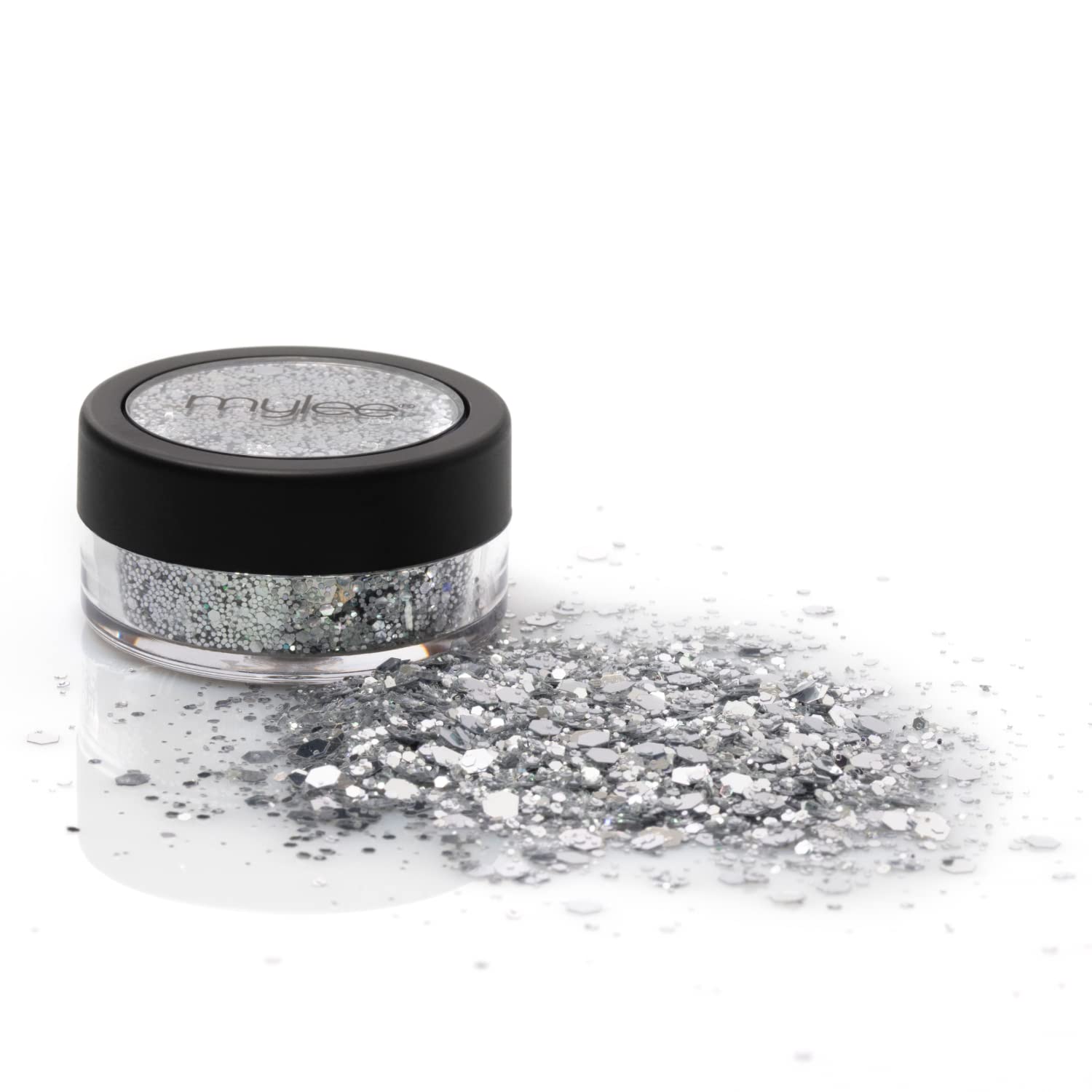 Mylee All That Glitters [Joyful] - 101 Glitter Colour Choices - DIY Nail Decoration, Holographic Dust Powder - Ideal for Nail Art & Crafts