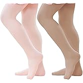 danswan Ballet Dance Tights Footed Ballet Legging Stocking for Girls Students Practice (Kids/Women/Toddler)