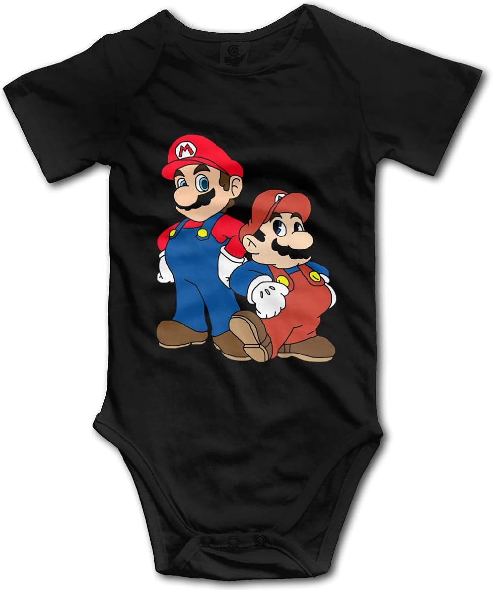 mario onesie baby