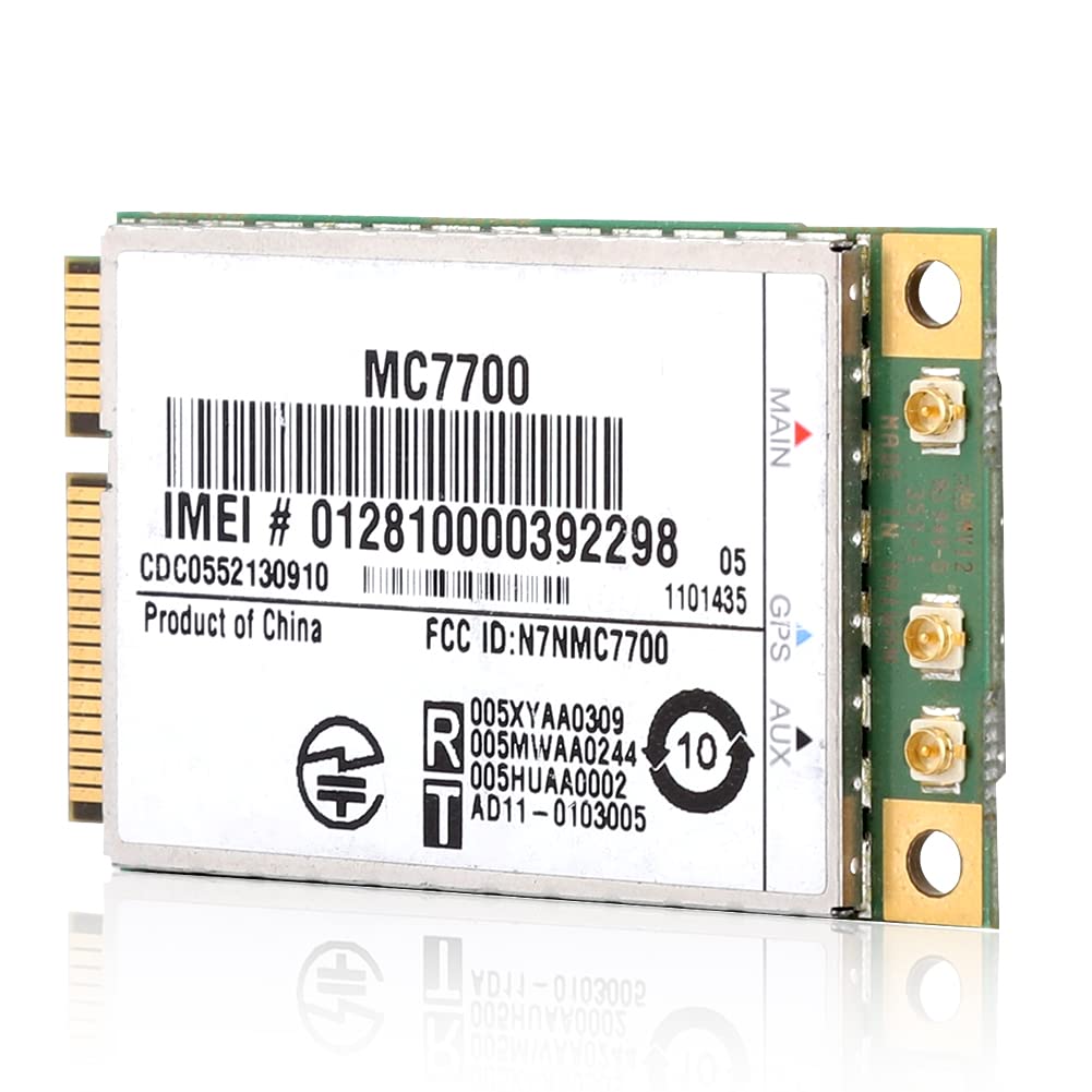 MC7700 4G Network Card,3G/4G LTE FDD Embedded Wireless Module,100Mpbs Download 50Mpbs Upload,Support for Gobi for API and Multiple Input/Output,for Windows/Linux