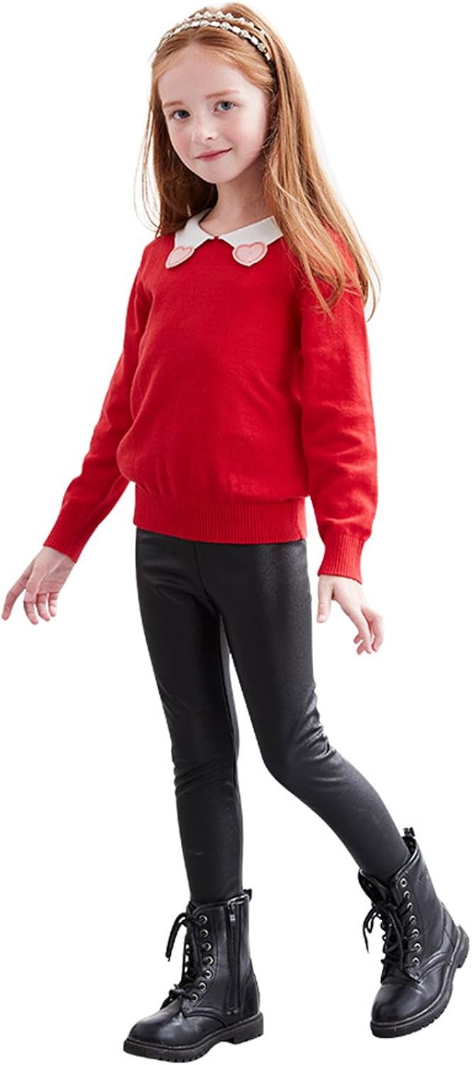 girls black velvet pants