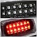 DNA MOTORING 3BL-GMCSON-LED-BK Black Housing LED High Mount 3rd Third Brake Light [Compatible with 94-03 S10 / Sonoma / 96-00 Hombre Standard Cab]