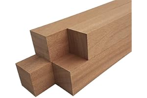 Barrington Hardwoods Mahogany Lumber Square Turning Blanks (4pc) (2" x 2" x 12")