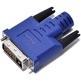 EVanlak DVI Dummy Plug Headless Ghost Functionally Stable Dummy Plug Virtual Display RGB Monitor Headless Display Emulator Operating System Boot and Load Resolutions 1920x1080@60hz up to2560x1600@60