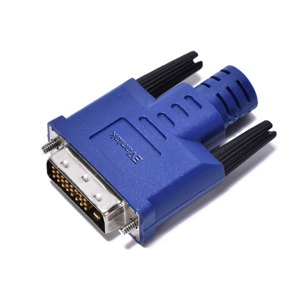Evanlak DVI Dummy Plug Headless Ghost Functionally Stable Dummy Plug Virtual Display RGB Monitor Headless Display Emulator Operating System Boot and Load Resolutions 1920x1080@60hz up to2560x1600@60Hz