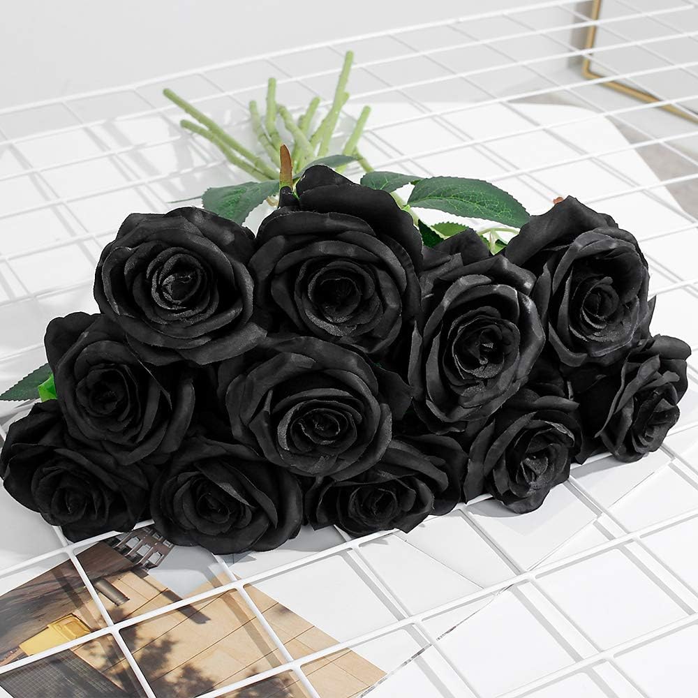 Tifuly 12 PCS Artificial Roses - Image 3