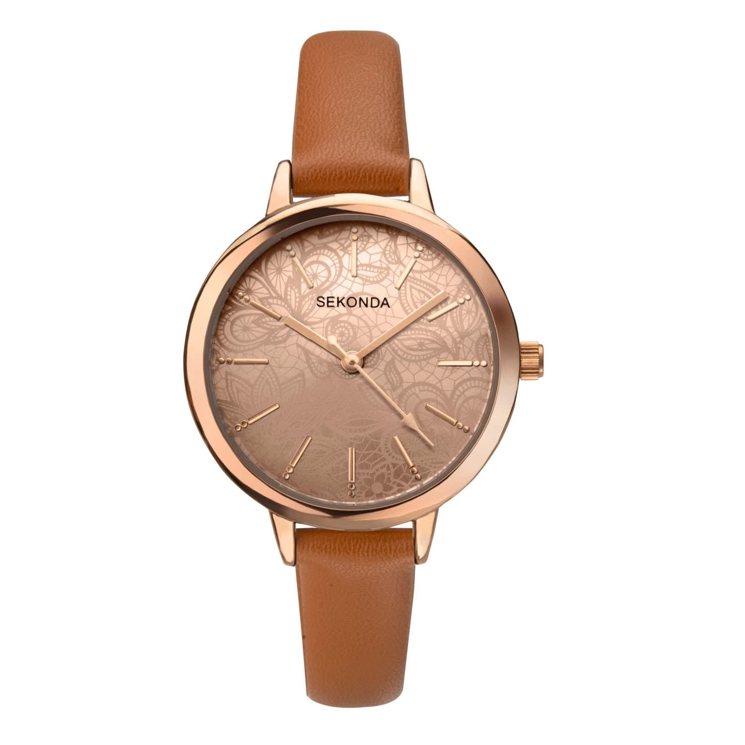 Sekonda Ladies Brown Watch 40308