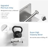 susswiff Self Adhesive Toilet Paper Holder with Phone Shelf - Silver view 3