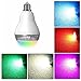 LED Light Bulb with Bluetooth Speaker- Aelite Smart Color Changing APP Remote Control Night Light Bulbs 6W