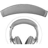 Linkidea Headband Protector Compatible with Bose QuietComfort QC45/ QC35/ QC25/ QC15 Headphones, Replacement Headband Cover, Flex Fabric Head Top Pad Easy DIY Installation (Grey)