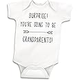 Bump and Beyond Designs Surprise Pregnancy Announcement Grandparents Newborn Bodysuit