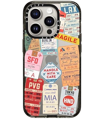 Amazon.com: CASETiFY Stick-It iPhone 15 Pro Case - Black