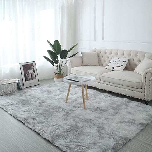 Tappeto Shaggy Mucchio Di Soffici Pile Per Soggiorno
