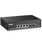 MokerLink 10G Easy Web Managed Switch, 4x2.5G, 2x10G RJ-45 Base-T Ports, Unterstützung von LACP/VLAN/QOS/IGMP, Metall Web Managed Fanless Network Switch MokerLink 10G Easy Web Managed Switch, 4x2.5G, 2x10G RJ-45 Base-T Ports, Unterstützung von LACP/VLAN/QOS/IGMP, Metall Web Managed Fanless Network Switch