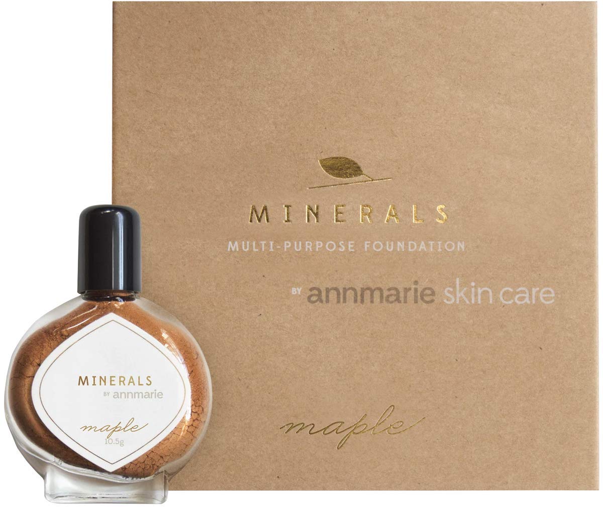 Annmarie Skin Care Maple Shade Minerals - Multi-Purpose Powder Foundation with Mica + Iron Oxide (10