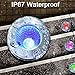 Landscape Lighting 6W RGB LED Remote Color Changing Landscape Lights 12V 24V Ground Lights IP67 Waterproof Garden Lights Outdoor Lighting Spotlights for Pathway, Deck,Garden Decor (8 Pack)