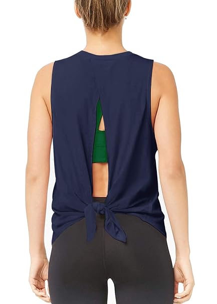 tie back yoga tank