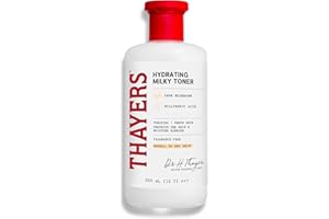 Thayers Milky Face Toner, With Hyaluronic Acid and Snow Mushroom, No Alcohol, Glass Skin, 48 Hour Hydration, For A Dewy And H