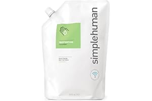 simplehuman Spring Water Moisturizing Liquid Hand Soap Refill Pouch, 1 Liter / 34 Fl. Oz