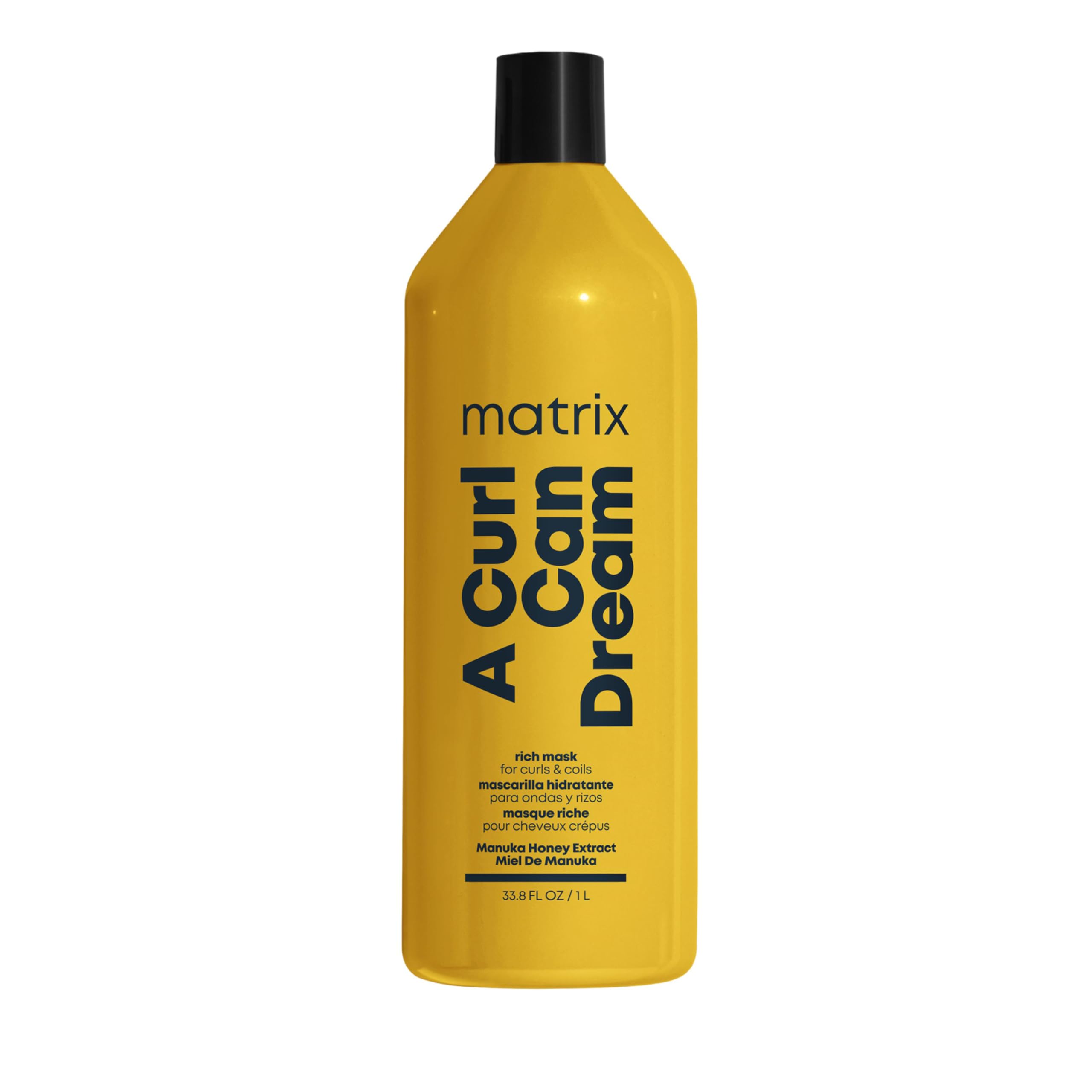 Matrix A Curl Can Dream Rich Mask, Intensely Hydrating, With Manuka Honey Extract, Revives Curls, Adds Shine, Suitable for All Curl Types, 1L