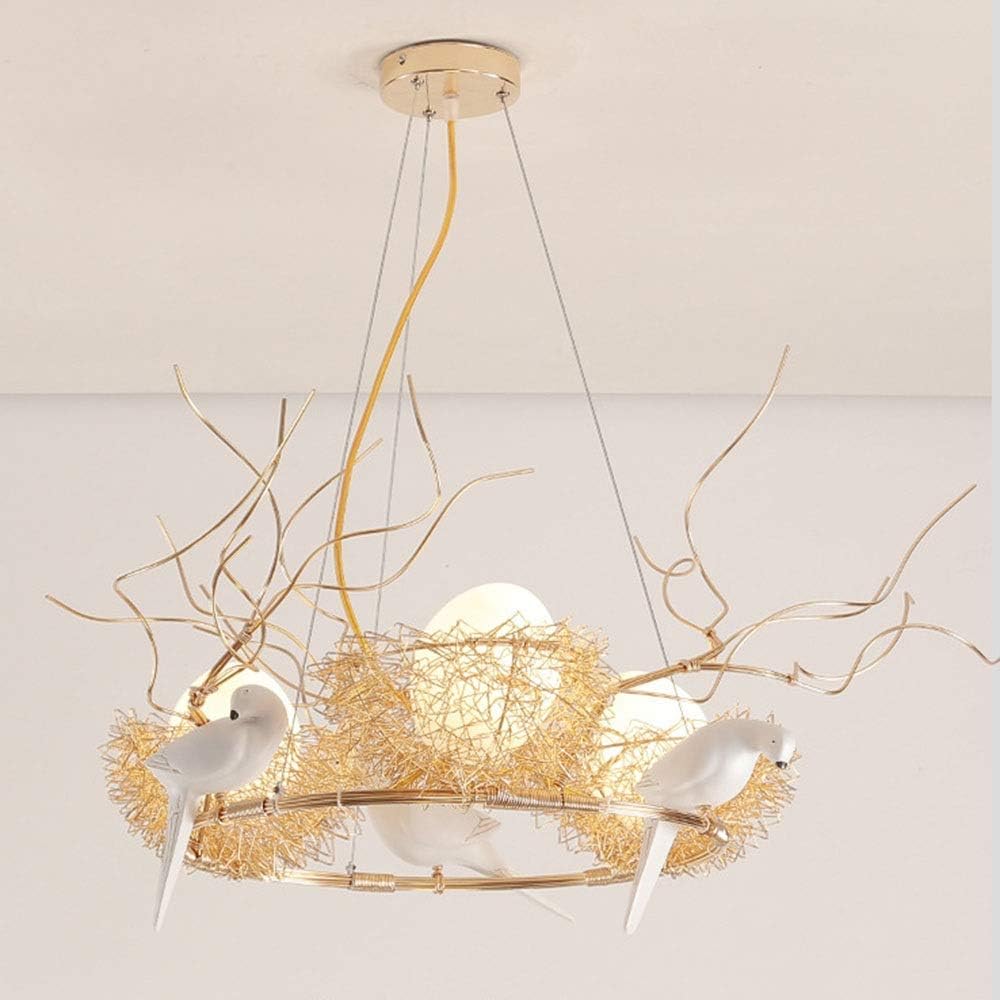 Nordic Lamps Modern Bird's Nest Living Room Lamp Unsubdivided Hall