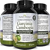 95% Garcinia Cambogia Extract – Pure HCA – Energy, Focus & Weight Loss Supplement – Works Fast for Women and Men – Appetite Suppressant for All Diets –USA Made by Nature Bound, 60 Capsules(Pack of 1)
