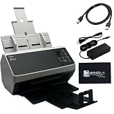 Fi-8170 Professional High Speed Color Duplex Document Scanner -1 Year Warranty, Network Enabled, Scanner High Volume with Power Adapter + USB 3.2 Cable + Microfiber Cloth Included